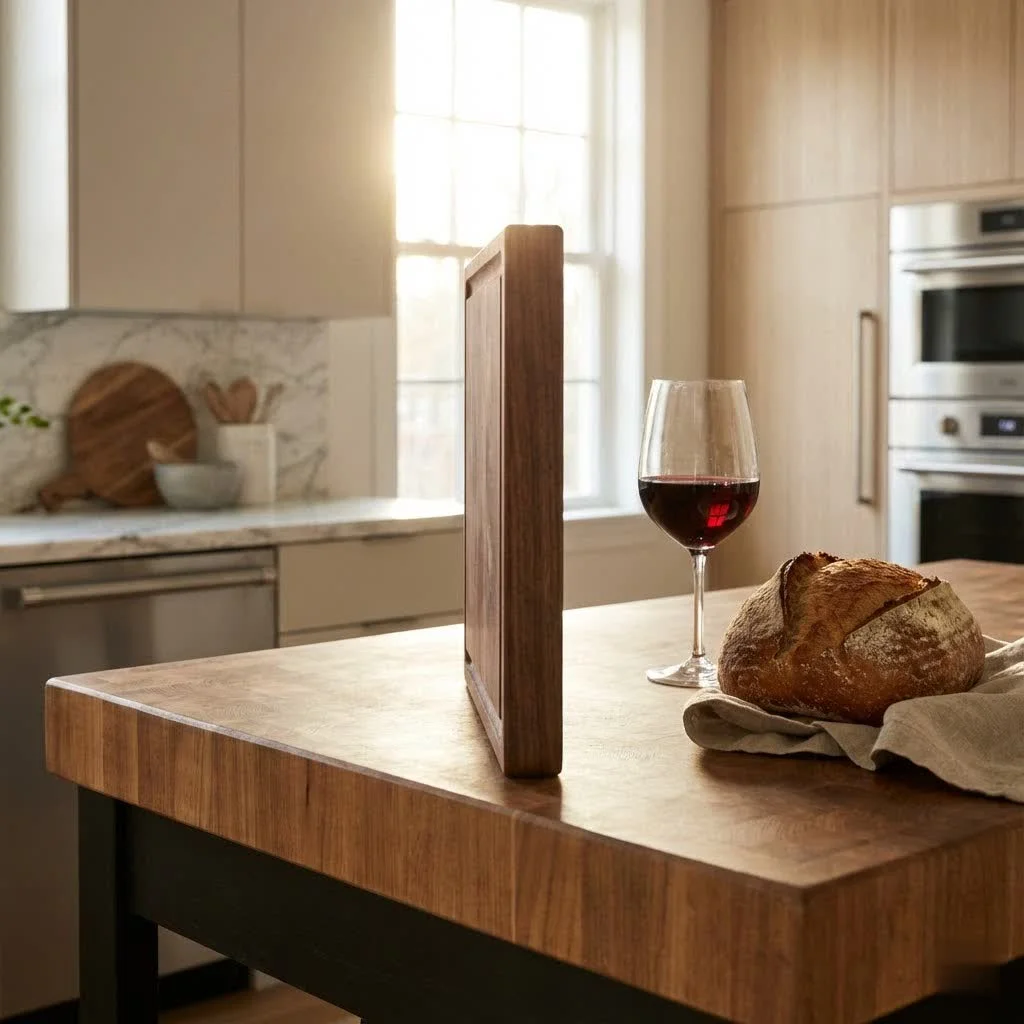 Assortment of cutting boards made from wood, plastic, and bamboo